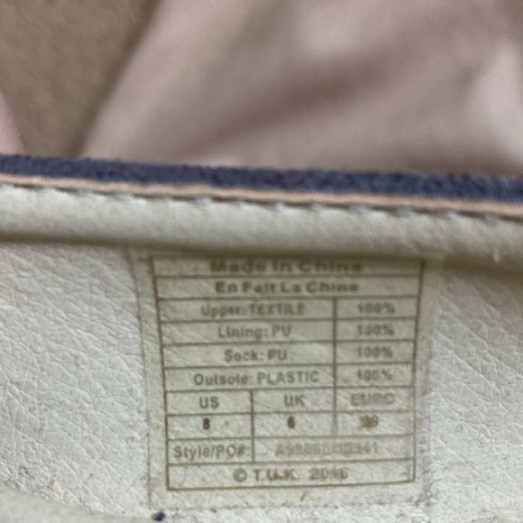 Grey Cat Flats Size 8 - Picture 7 of 8